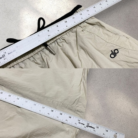 ALO Drawstring Khaki Cargo Utility Maxi Skirt - Picture 6 of 6